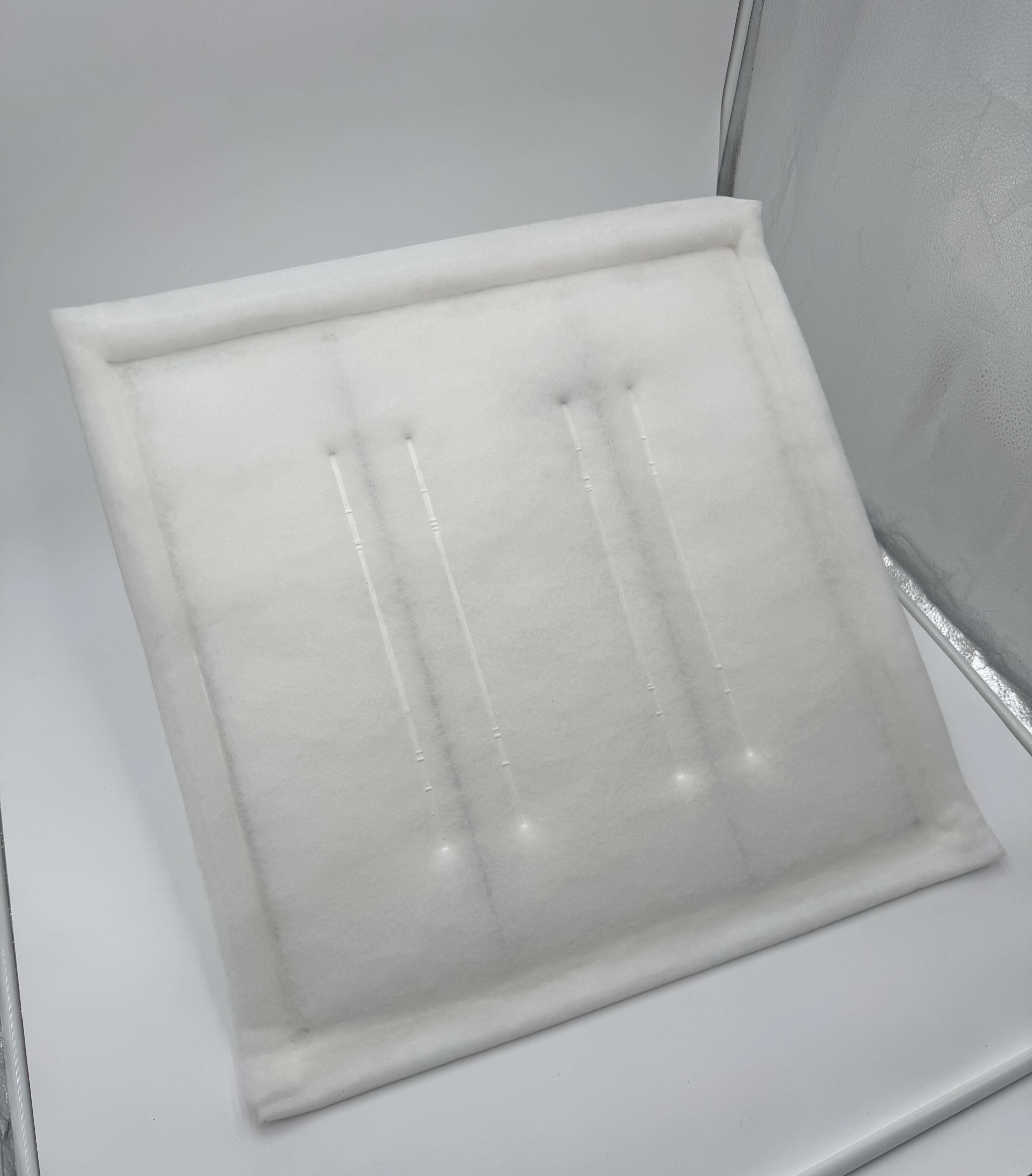 Paint Booth Intake Filter Panel, High Performance with Dry Tack