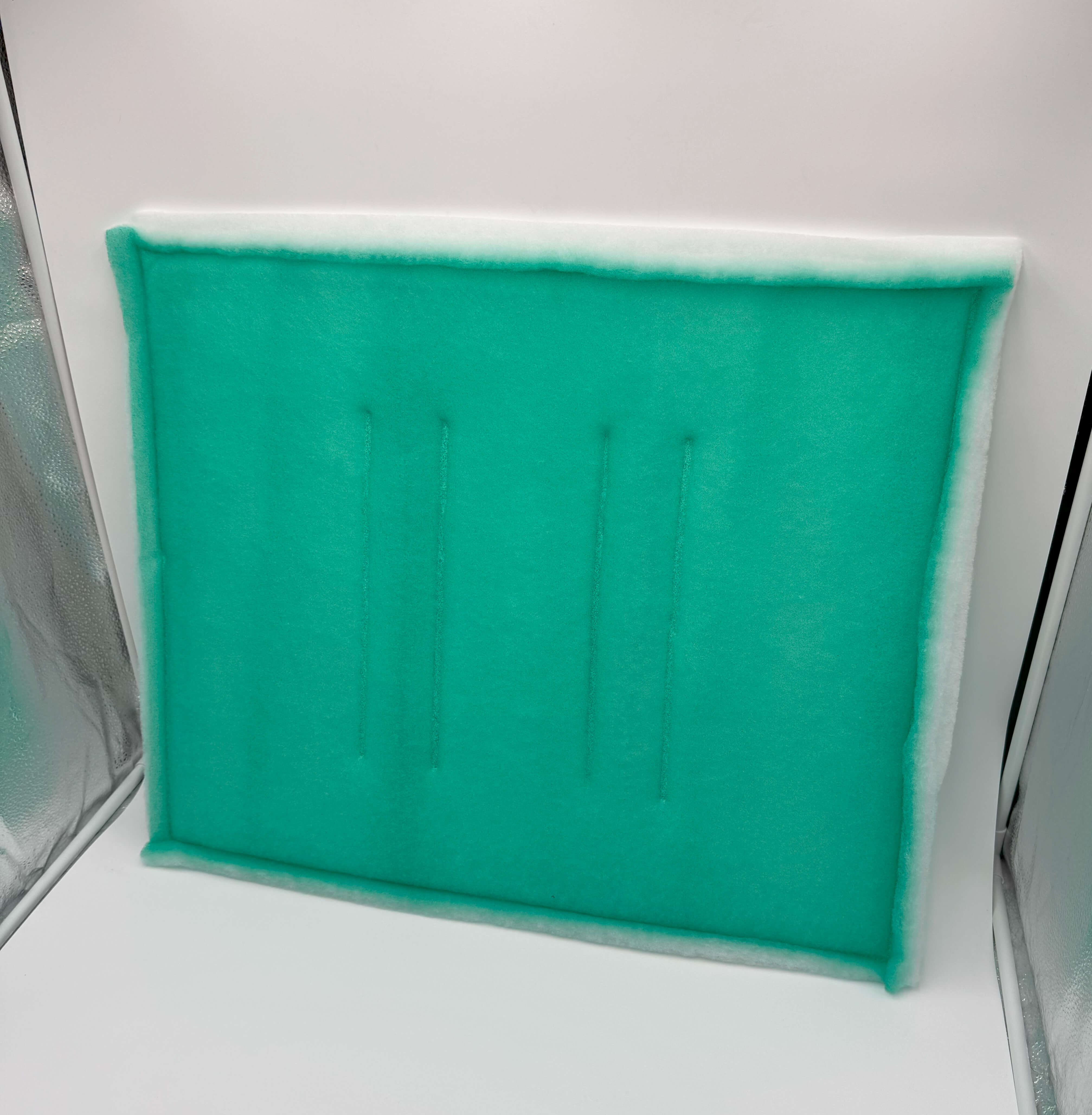 Paint Booth Intake Air Filter Panel, Crossdraft Spray Booth Filter Pad
